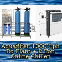 Aquafilter 1000 Lph Ro System With 2 Ton Online Water Chiller